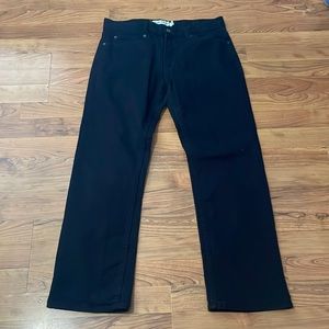 True Craft Black Mens Straight Fit Jeans 34X30